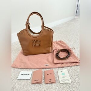 Brand new Miu Miu Ivy leather bag